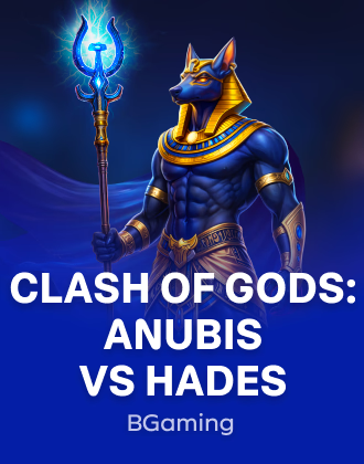 Gamdom featured slot — Clash of Gods Anubis vs Hades